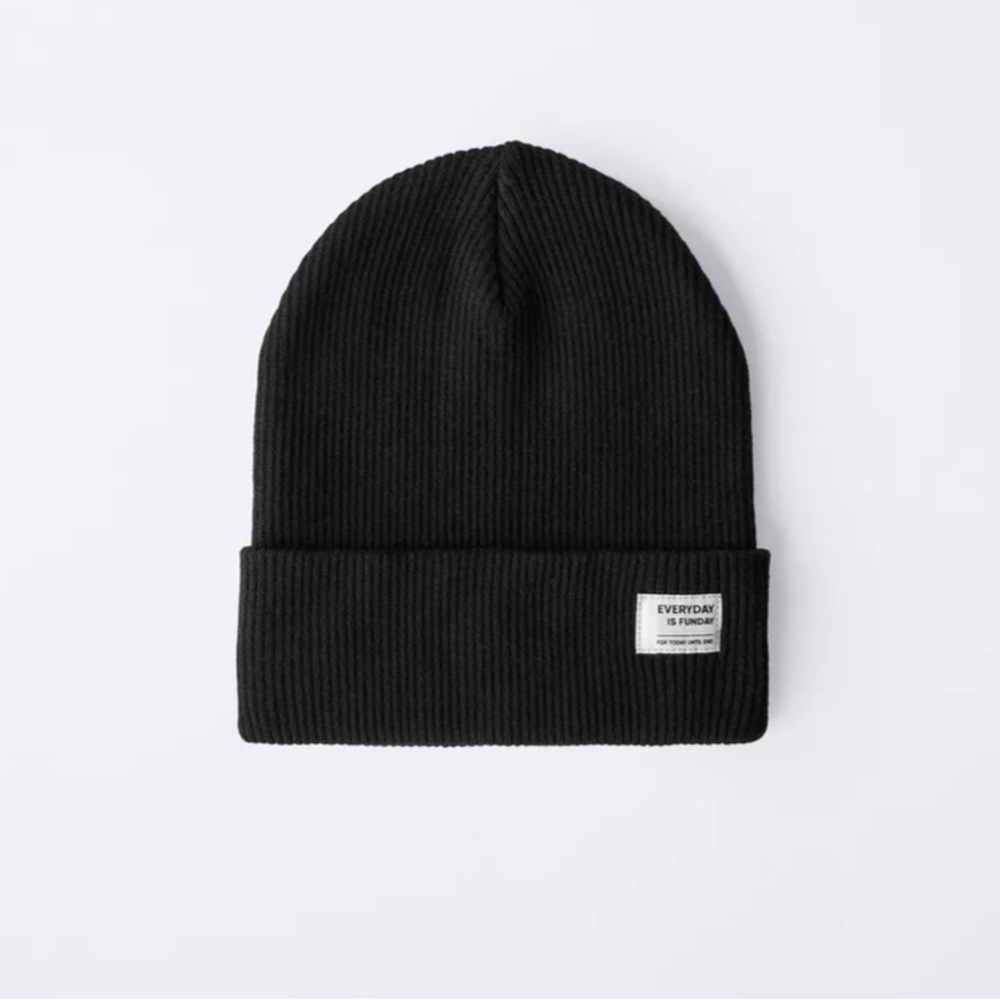 ZARA RIBBED COTTON HAT